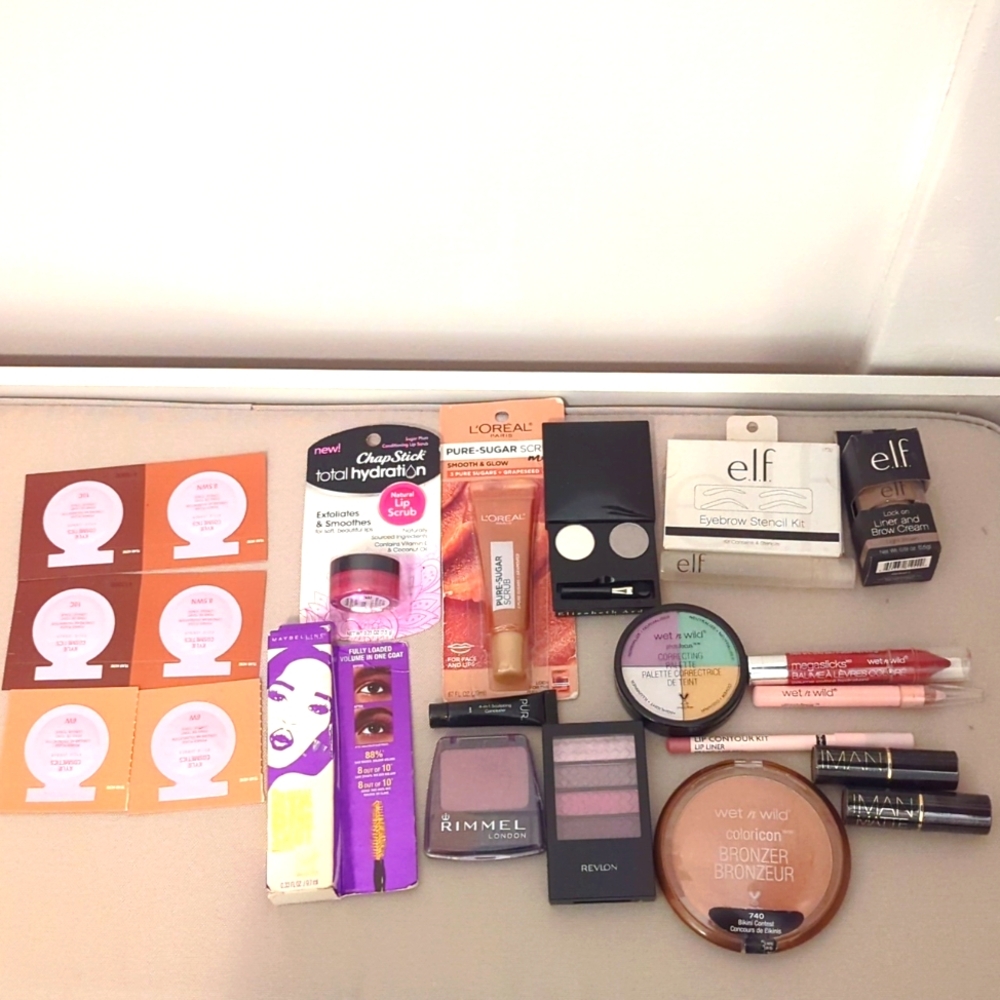 Makeup Bundle Mixed Brands-Kylie, IMAN Elf, Wet n Wild, Revlon, Maybelline